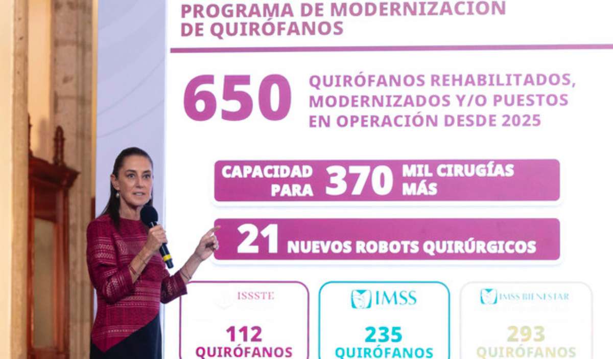 Sheinbaum destaca 34 nuevos hospitales y avances en sistema de salud